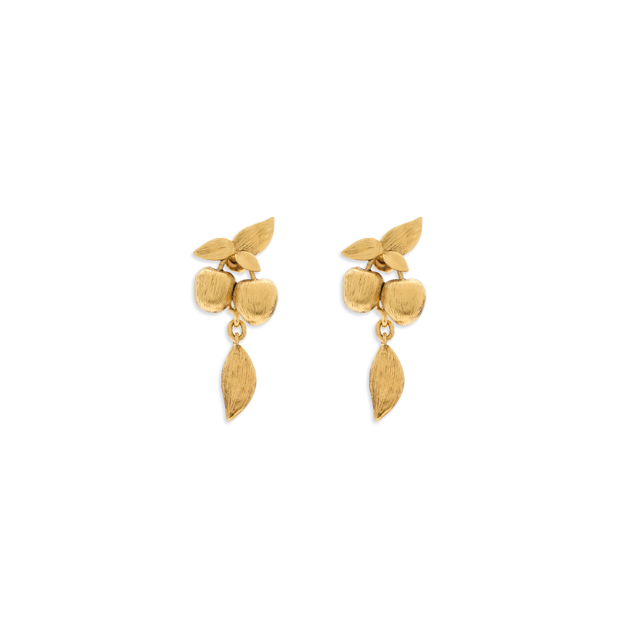 YSL CHERRY EARRINGS IN METAL 862273Y15008060